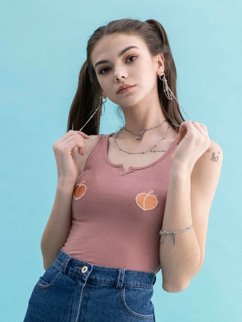 Double Peach Top (PINK)